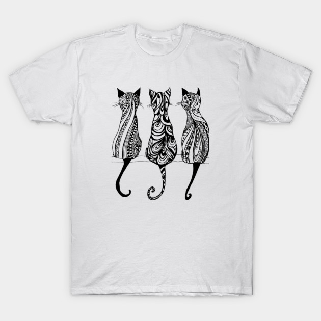 Three Cat Love Cats T Shirt Teepublic