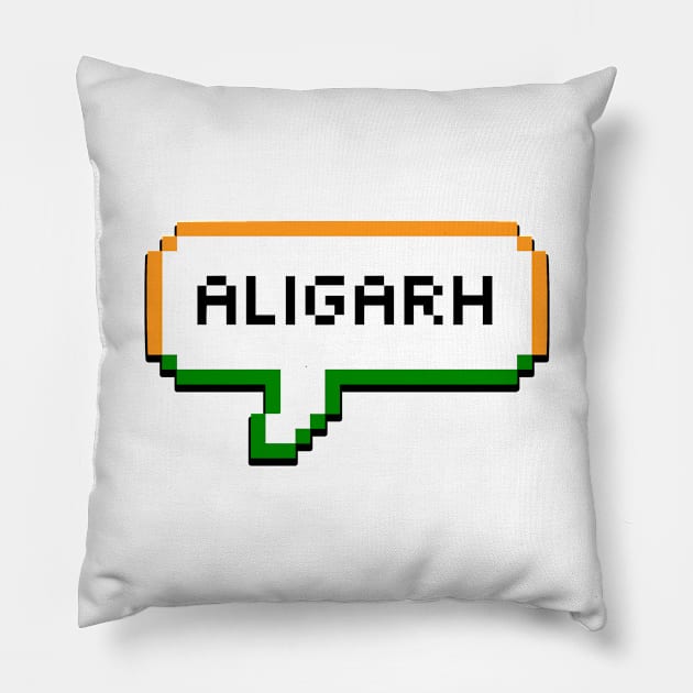 Aligarh India Bubble Pillow by xesed