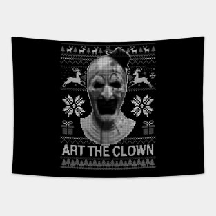 Art The Clown Ugly Christmas Tapestry