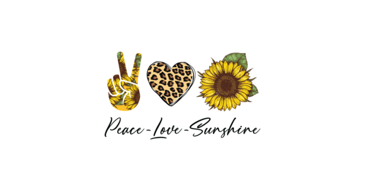 Download Peace Love Sunshine - Peace Love Sunshine - Sticker ...