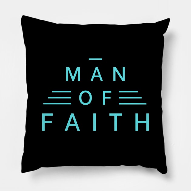 Man of Faith | Christian Pillow by All Things Gospel