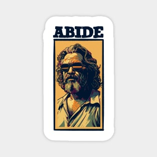 Abide - Vintage The Big Lebowski The Dude Street Art Design Magnet