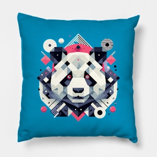 Abstract Animal Panda 2 Pillow