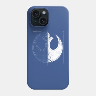 Rebel Blueprint Phone Case