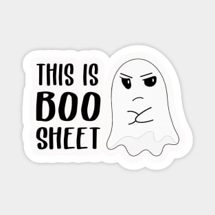 This is Boo Sheet Shit Funny Halloween Ghost Gifts Magnet