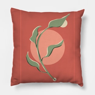 Plant with circles Pillow