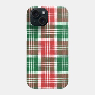 Christmas Plaid Pattern - Red And Green Plaid Phone Case