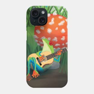 The singing frog Phone Case