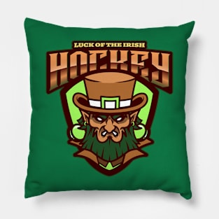 Luck of the Irish Hockey Pillow