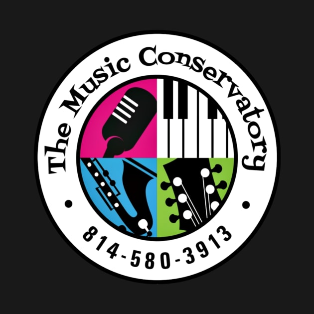 Official Music Conservatory Brand Logo White by musicconservatory