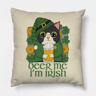 Beer Me I'm Irish Pillow