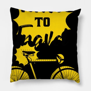 Biker and Cyclist Lovers Gift Pillow