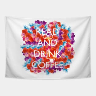 Read and drink coffee Tapestry