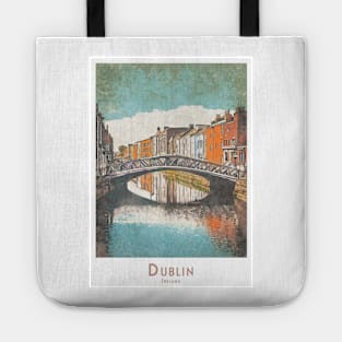 Vintage Dublin Ha'penny Bridge Tote