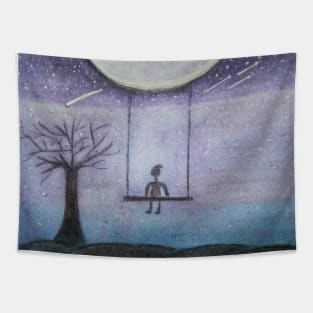 Moon Boy Tapestry