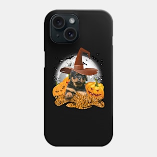 Halloween rottweiler dog Phone Case