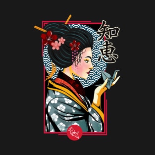 Geisha Origami T-Shirt