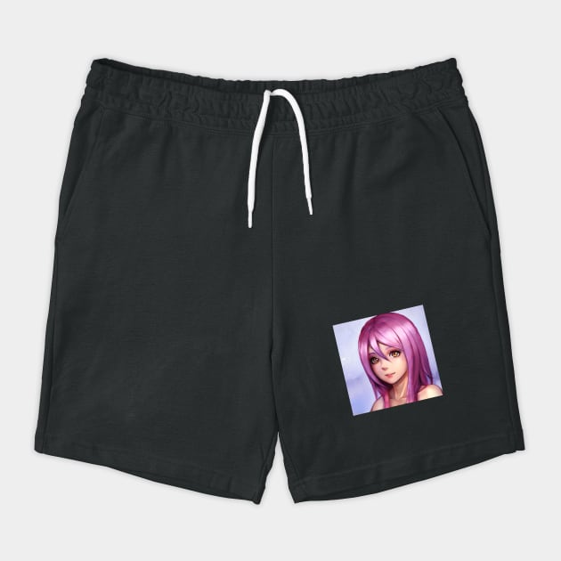 Purple hair cosplay anime girl by animegirlnft