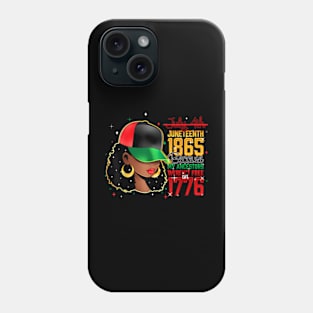 black history month Juneteenth 1865 Phone Case