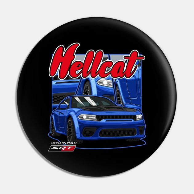 Charger SRT Hellcat Pin by WINdesign