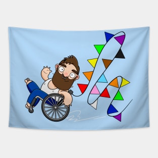 Pride on Wheels Tapestry