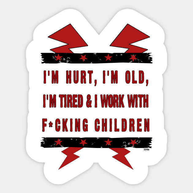 Wat is er mis wekelijks Verzwakken Old Man Punk - Cm Punk - Sticker | TeePublic