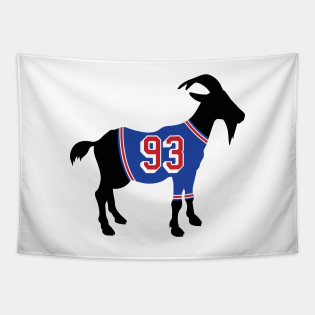 Mika Zibanejad GOAT Tapestry by cwijeta