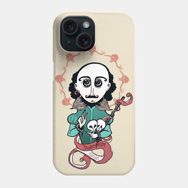 Shakespeare Holy Writer Phone Case by lanznaster