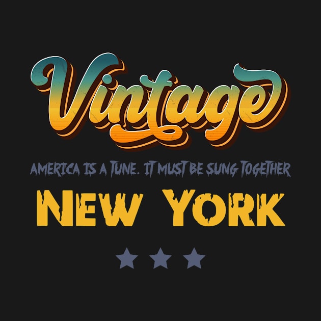 vintage new york by Print On Demand✅