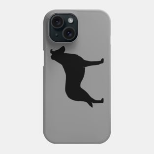 Smooth Collie Silhouette Phone Case