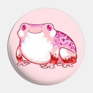 LESBIAN PRIDE FROG Pin