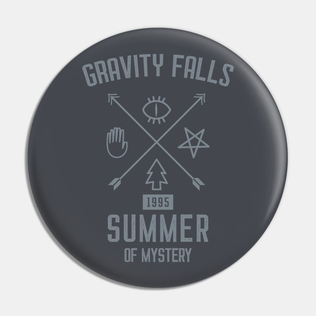 Gravity Falls Summer of Mystery 1995 Pin by The Fanatic