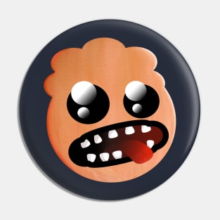 Monster Face Pin