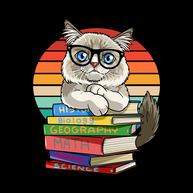 Ragdoll Cat Back To School Teacher's Pet by Noseking