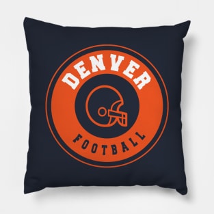 Denver football Pillow