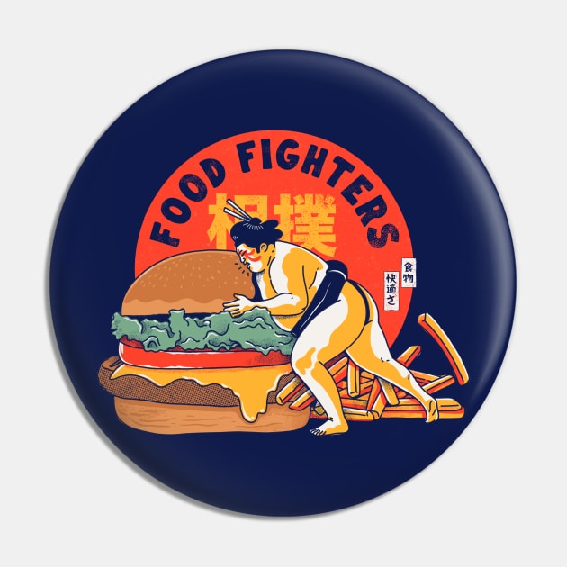 Food Fighters Sumo Pin by ppmid