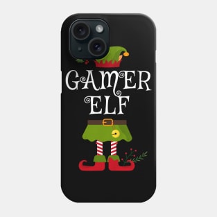 Gamer Elf Shirt , Family Matching Group Christmas Shirt, Matching T Shirt for Family, Family Reunion Shirts Phone Case