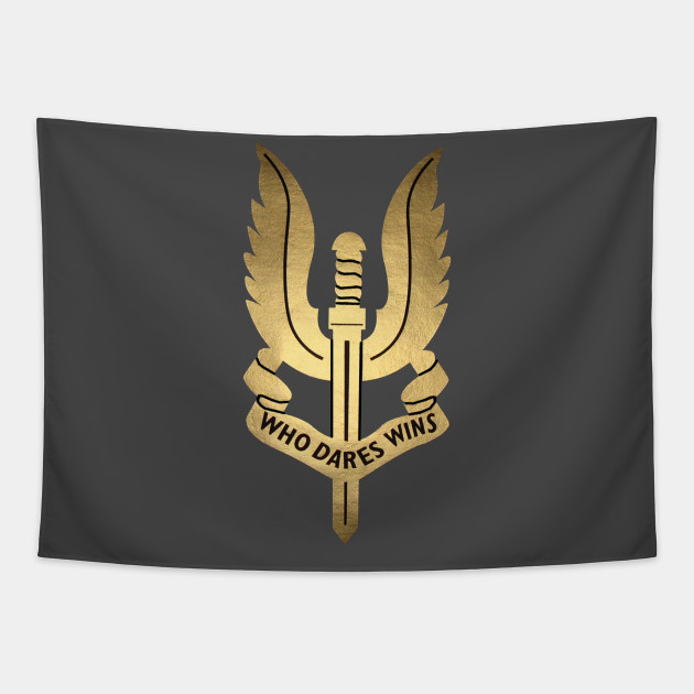 Get Wallpaper Special Air Service Logo Special Air Service Logo Tapestry For Android