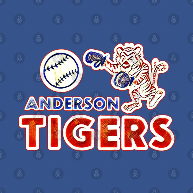 Anderson Tigers Baseball by Kitta’s Shop