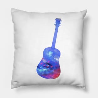 Acoustic Guitar Abstract Pillow