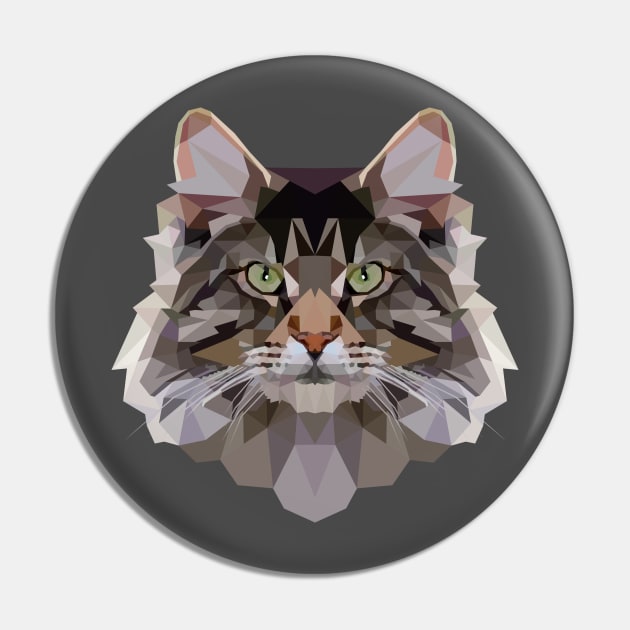 Maine coon Pin by Edwardmhz