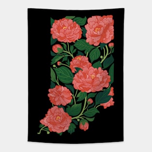 Indiana Peony Tapestry