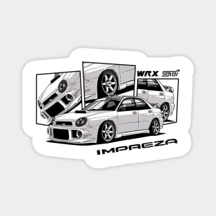 Impreza WRX STI Bugeye, JDM Car Magnet