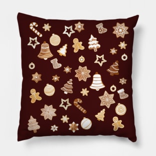 Christmas Cookies Pattern Pillow