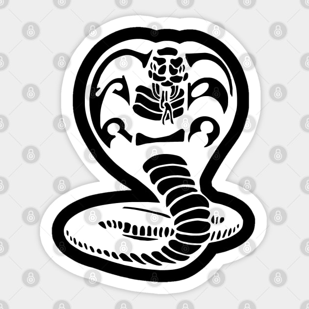 Cobra Kai Logo Karate Kid Vinyl Sticker 