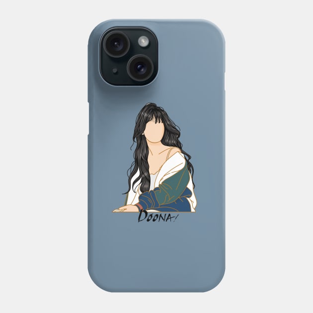 Doona Kdrama Art Phone Case by ArtByAzizah