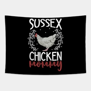 Sussex Chicken Mommy Tapestry