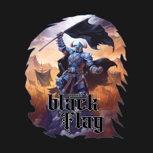 Black Flag Knight Kobold Press T-Shirt
