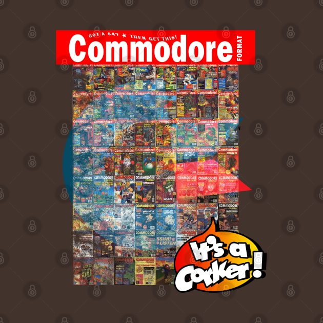 Classic Commodore 64 Commodore Format Covers by Meta Cortex