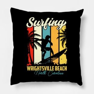 Surfing | Wrightsville Beach, North Carolina Pillow